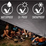 Waterproof lightweight Rain fly Sun Shelters and Sunshade Hammock Rain Fly hammock tarp cover