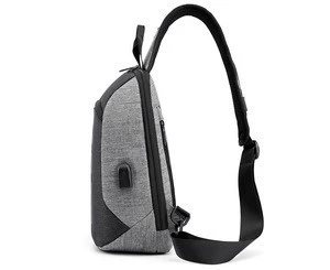 Waterproof outdoor small anti-theft leisure business messenger bag mochila antitheft casual travel backpack bag w/usb charger