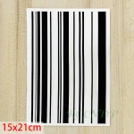 Waterproof Temporary Tattoo Sticker stripe Bar code streak line  Tatto Flash Tatoo Back leg Abdomen Arm for cool Men Women