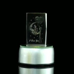 wedding gift crystal 3d laser engraving gift for Valentine's day