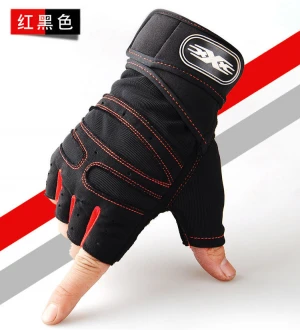 Weightlifting Mittens Men&#x27;s Sports Fitness Gloves Outdoor Half Finger Gloves For Cycling