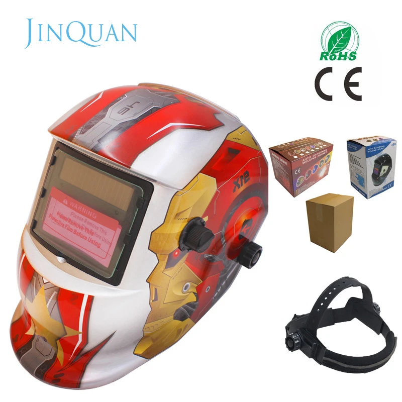 Welder welding and grinding protection automatic dimming mask