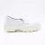 Import White Color double density PU outsole safety shoes steel toe steel midsole without lace from China
