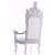 Import White Color Queen Helena Throne Chair At Wholesale Price from USA