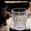 Wholesale 1500ml 51oz custom logo champagne wine round glass ice bucket for party or bar