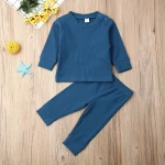 Wholesale Baby Clothes Set Children's Pajamas Autumn And Winter Boys and Girls Clothing New Casual Baby Clothing Sets