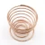 Import Wholesale best quality cosmetic blender puff bracket rose gold metal makeup sponge holder from China