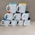 Import Wholesale Cheap 11oz Colorful Ceramic Coffee Cup Mugs  With Handle from China