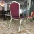 Import Wholesale Cheap Party Metal Frame Stackable Upholstered Restaurant Chairs Hotel Dinning Hall Aluminium Banquet Chair from China