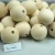 Import Wholesale custom white wooden bead 8mm 10mm 12mm 15mm 20mm 25mm 30mm 50mm round wood beads from China