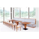 Wholesale Customizable commercial dining wooded table for hotel restaurant