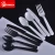 Import Wholesale cutlery flatware silver look plastic cutlery from China