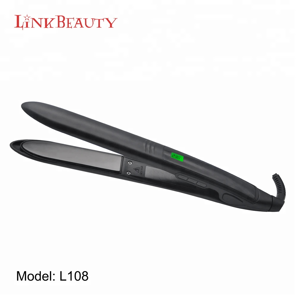 Wholesale gitter hair straighteners keratin treatment straightening styling tools LCD screen flat iron