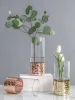 wholesale Home decor cheap crystal clear tall cylinder glass vase