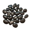 Wholesale Hot Sale 1-3CM Black Pebble Stone Epoxy For Irregular Stone Mosaic Pool Tile Black Pebble