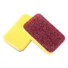 Wholesale kitchen dishwashing sponge scouring pad sponge cleaning high density sponge wash pot brush