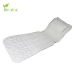 Wholesale Luxury Eco Friendly Non Slip Waterproof Mesh Tub Home Spa Full Body Bath Pillow With Suction Cups for bathtub