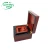 Import Wholesale Luxury single wooden watch packaging box Custom logo design red wood varnish watch box display from China