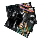 wholesale plastic custom new design waterproof pocket menu book cover with zipper