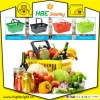wholesale retail grocery supermarket plastic hand held storage shopping baskets for sale