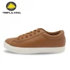 Wholesale skin face male brown skateboard shoes