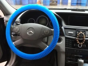 Wholesale steering wheel covers car accessories silicone fashionable car steering wheel cover