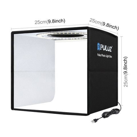 Wholesale Stock PULUZ Folding Portable Photo Softbox Lighting Studio Accessories Shooting Tent Box Lightbox Kit