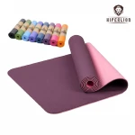 Wholesale Top Joga Esterilla Tapis De Yoga Positio Tpe Cheap Folded Non Slip Printed Custom Gym Fitness Pilates Eva Nbr Yoga Mat