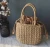 Import Wholesale Woman Leisure New Paper Weave Solid Colour Hand Basket Bag from China
