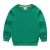 Import Winter 100% cotton Solid Color baby boys girls unisex Long sleeve clothes  t-shirt jackets kids sweatshirts for 1-14 year old from China