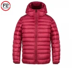 Winter men breathable warm Puffer jacket with inner side quilted Puffer Jacket Custom logo windbreaker blank plain down
