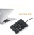 Import Wired USB Numeric Keypad Slim Mini Number Pad Digital Keyboard 18 Keys For Laptop PC Desktop Notebook And More from China