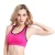 Import Wirefree Sports Bra Padding Full Cup Support Quick Drying Racer back Tops Cozy Aerobic Sportswear For Women from China