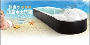 With The Handrail Acrylic Endless Jacuzziers Swimming Pool SPA