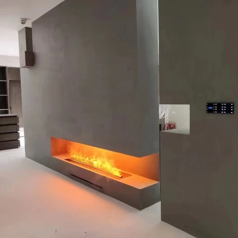 Woguan 72 inch romantic fireplace modern artificial mist fireplace flames