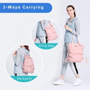 women fitness sling backpack fashion shoulder bag drawstring backpack bag