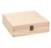 Wooden Essential Oil Box - Holds 64 (5-15 ml) Essential Oil Bottles - Perfect Essential Oils Case for Presentations