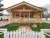 Import wooden solid log  prefab house prefabricated house cabin KPL046 from China