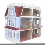 Wooden splendid doll house