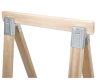 Woodworking benches heavy duty steel galvanized finish sawhorse brackets