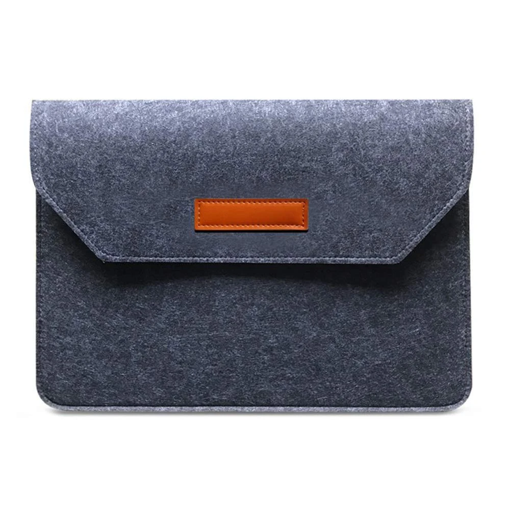 Wool Felt Laptop Bag for 13-13.3 Inch Mackbook Air Pro/iPad Pro 12.9 Inch