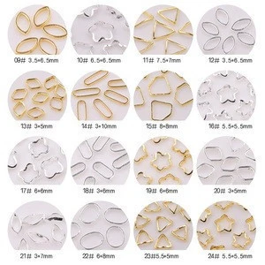 XH-19 Japanese Nail Art Supplies Designs 3d Geometric Nail Art Decoration