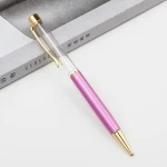 Xinghao brand Japan fashion empty floating glitter pen Herbarium ballpoint pen flower pen