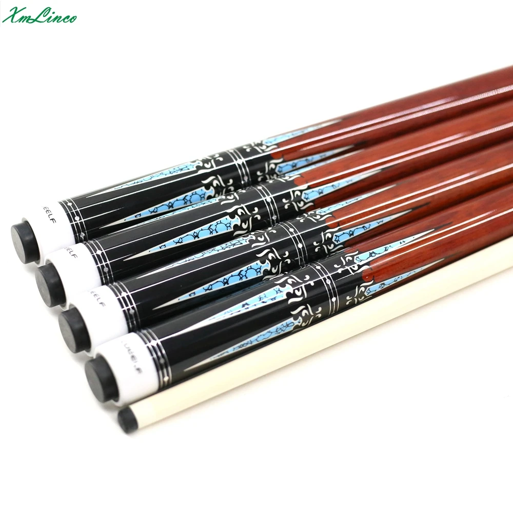 Xmlinco 2020 new products regas wood double shaft sticker stick billiard carom pool cue for sale