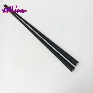 xmlivet High quality black carbon fiber Billiards Pool cue shaft tubes-filled with foam in 11.75mm/ 12mm/12.4mm/12.9mm
