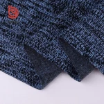 Yeemo textile two sides knit fabric acrylic polyester acrylic stretch knitted fleece fabric