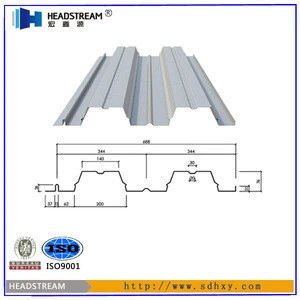YX76-344-688 galvanized corrugated metal floor decking steel sheet/carbon steel building materials