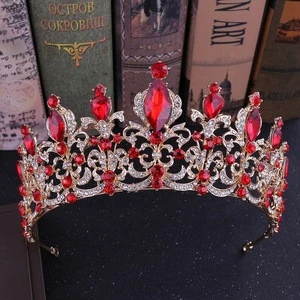 ZG-212 Crystal Rhinestone Tiara and Crowns Hair Band for Women Princess Hair Accessories Wedding