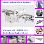 Sandwich Panel Cutting Purification Board Wallboard SPC Honeycomb Panel Panel Glue Dispensing Machine Automatic