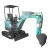 Import 2000kgs Garden/farming use Small Digger Mini Bagger Towable Backhoe hydraulic mini excavator price from China